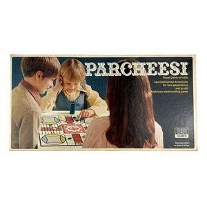 Vintage Parcheesi Board Game 1975 Selchow & Righter Royal Game of India Complete